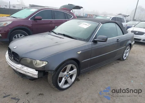 2005 BMW 325Ci z USA, uszkodzony, nr VIN WBABW33415PL36131